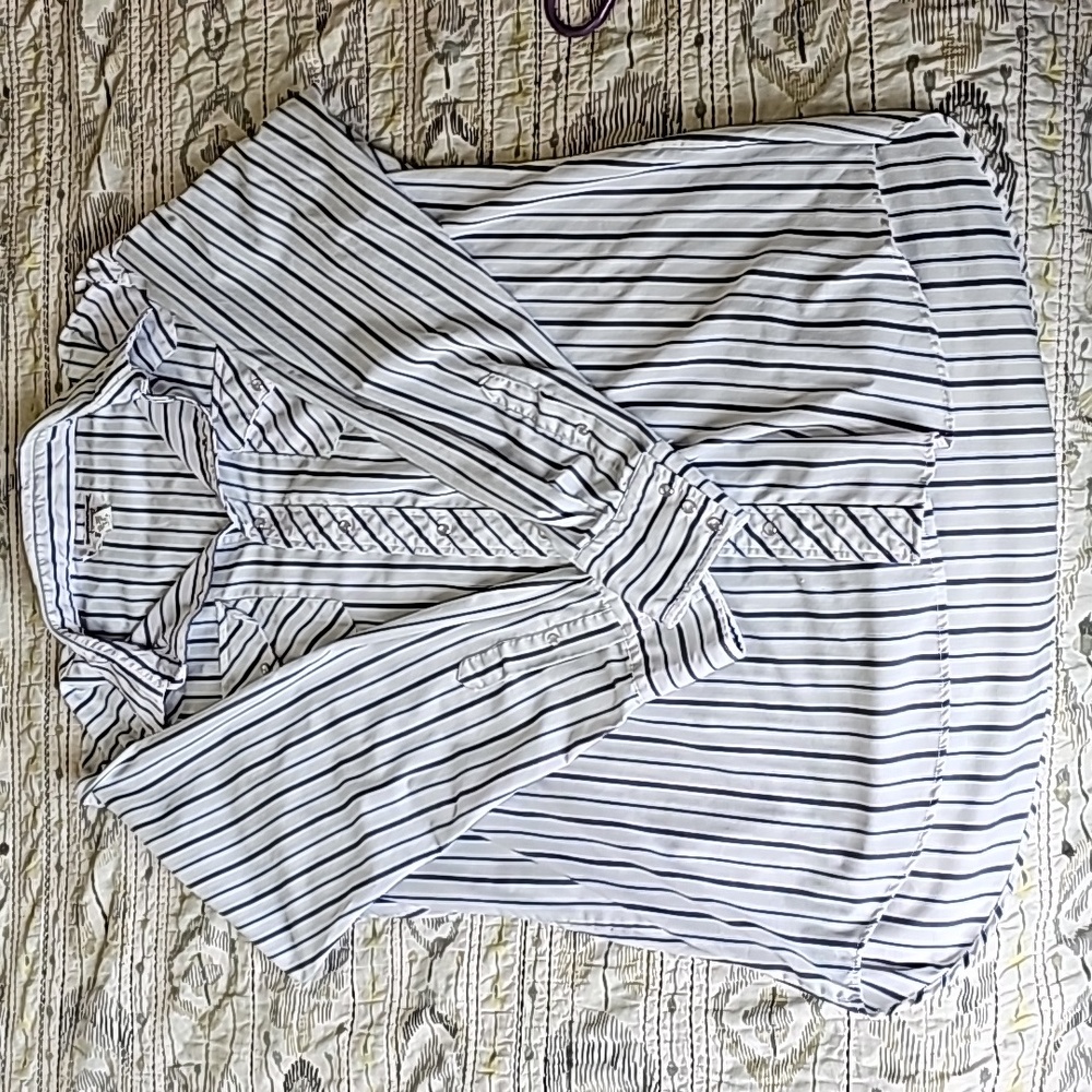 Ruddock pearl snap, vintage button down